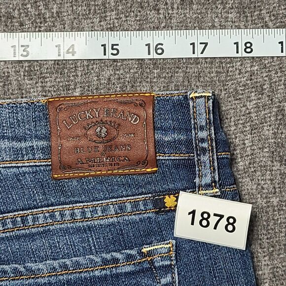 Lucky Brand Jeans Womens 14 Charlie Capri Skinny Ankle Zipper Denim Pants - Picture 11 of 11